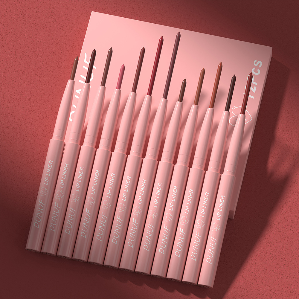 Please check out the DUNUF 12-tube easy-to-color velvet matte lip liner pen! Disclaimer for links undefined