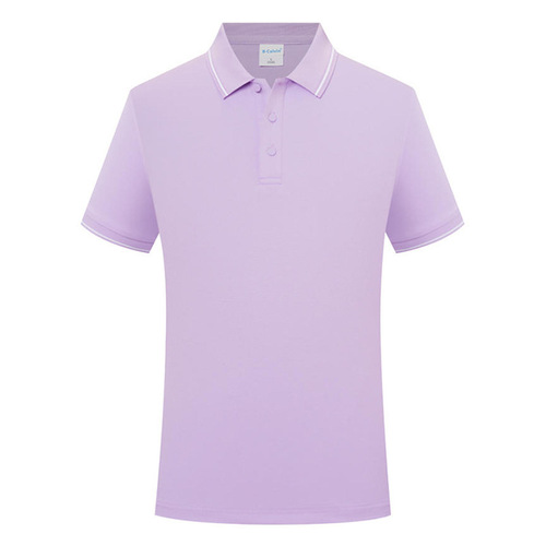 Custom POLO shirts workwear double knit single collar T-shirt short sleeve workwear group cultural shirts logo printing