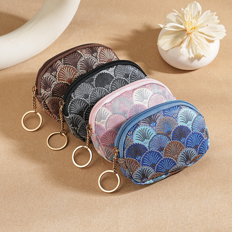 Small Bag New Women's Coin Purse Mini Card Bag Key Bag Short Wallet Pocket Small Wallet Clutch Bag