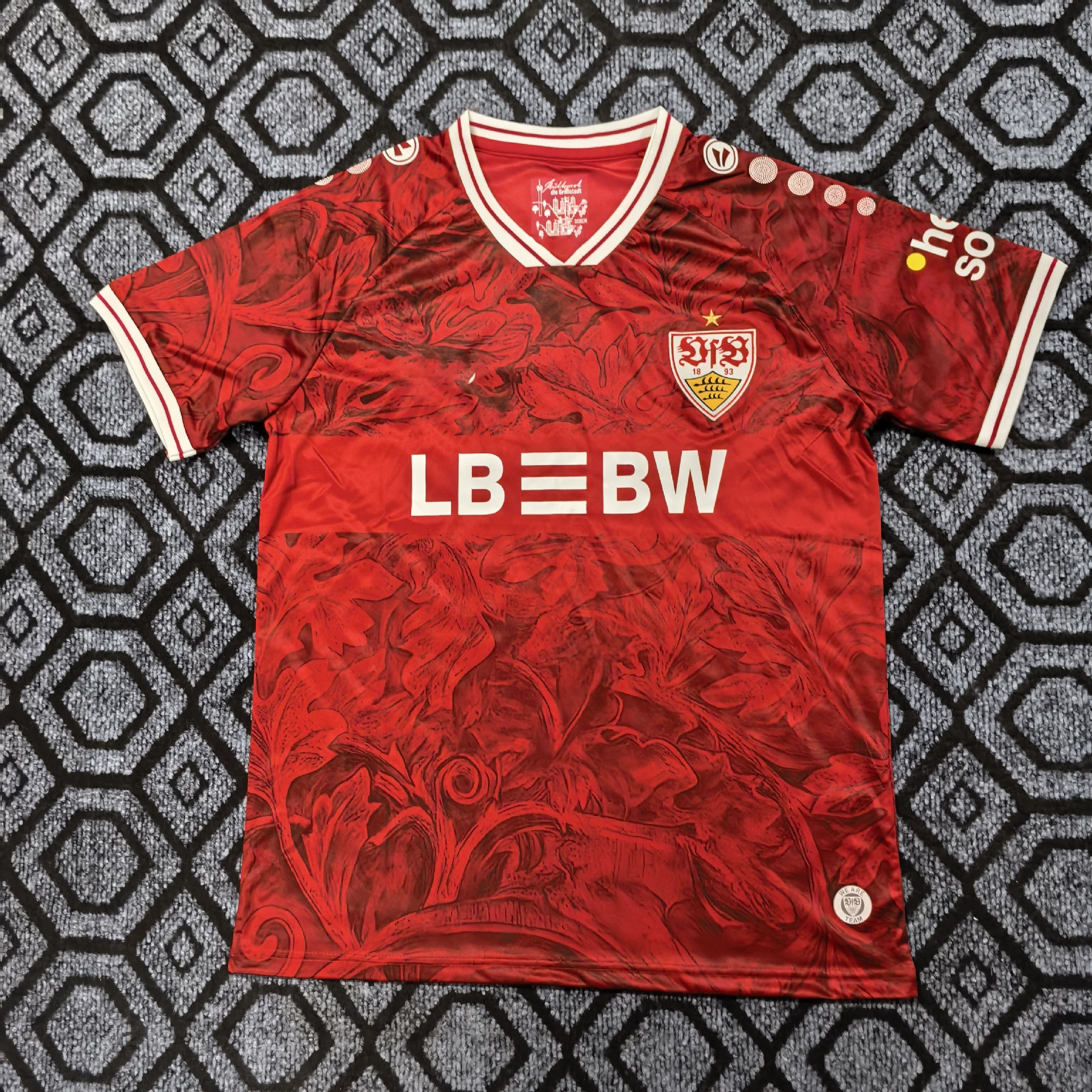 25-26 Club's new football uniform Barcelona Juventus Oasis ко-брендированная футболка с коротким рукавом джерси популярность