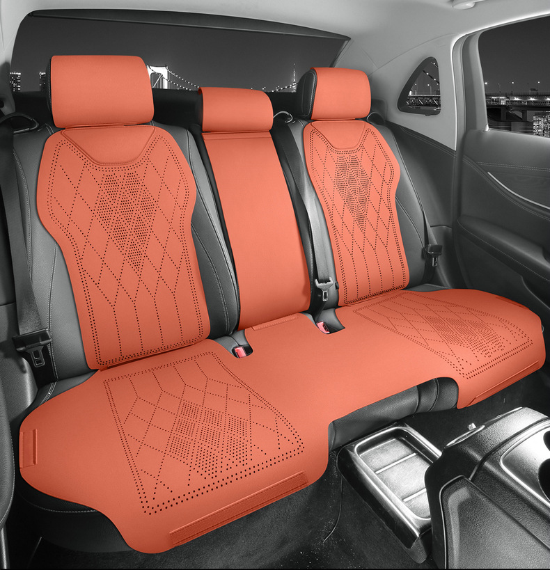 Car Seat Cushion, Universal for All Seasons, Suede Car Seat Cushion, New Small Waist Saddle Cushion, Summer Thin Seat Cover