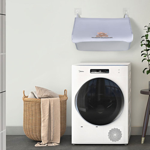 Home bathroom hanging bag, waterproof wall-mounted storage bag for towels and clothes, large capacity dustproof storage bag