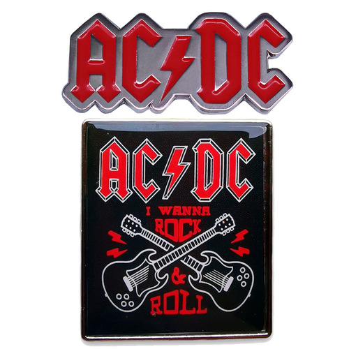 ACDC Rock Band Pin Heavy Metal Music Fan Gift Heavy Metal Alloy Backpack Clip Badge Accessory