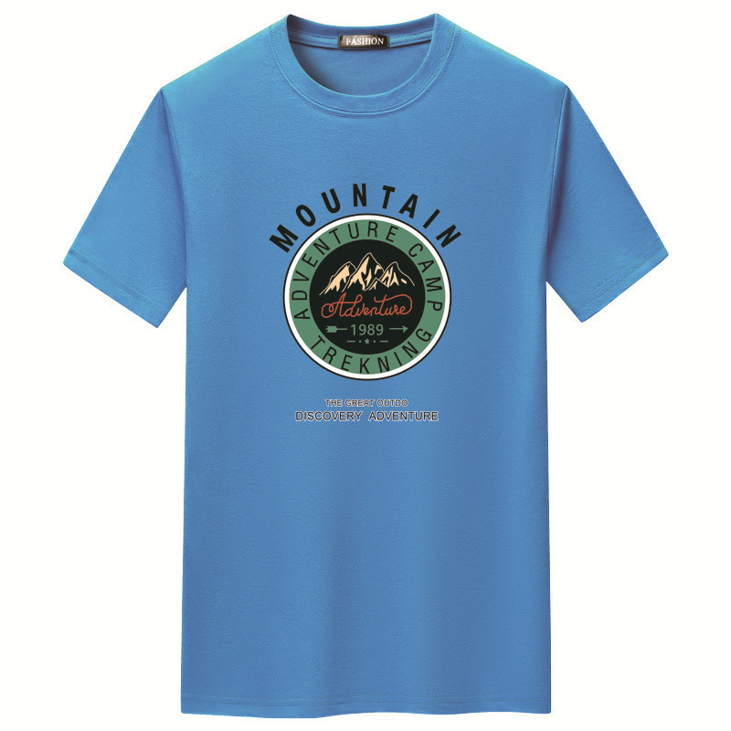 T-shirt Men's Summer New Short-sleeved Top Men's Loose Casual T-shirt Trendy Printed Half-sleeved Top Mountain T-shirt Men's Summer New Short-sleeved Top Men's Loose Casual T-shirt Trendy Printed Half-sleeved Top Mountain