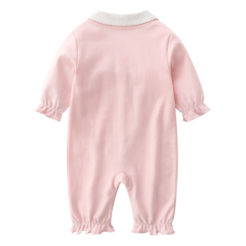 Luna Llena ropa de bebé hembra 6 meses recién nacido bebé mameluco primavera princesa primavera y verano 0-1 años bebé mono