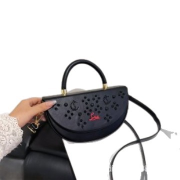 时尚潮流马鞍包手提包handbags质感腋下包斜挎单肩包女铆钉斜挎包|undefined
