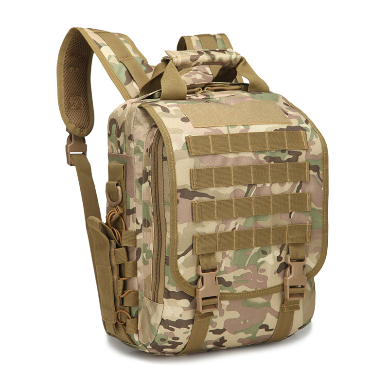 Mochila de computadora de la tableta retro al aire libre aventura táctica camuflaje mochila al aire libre pequeña bolsa mochila de viaje impermeable