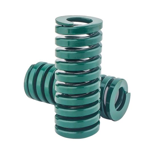 Imported Alloy Steel Green Mold Spring Rectangular Flat Wire Compression High Temperature Resistant Swh High Strength Gre Compression Spring Hot Sale
