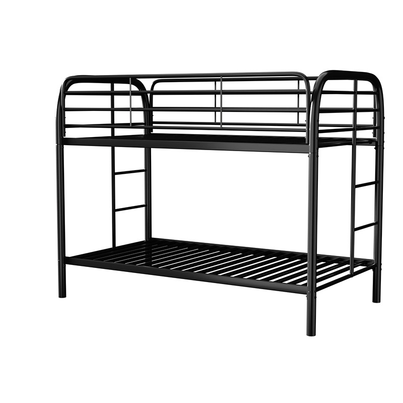 Camas de acero superior y inferior de venta transfronteriza caliente dormitorio de hierro cama de marco de personal cama de marco de dormitorio de estudiantes cama