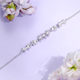 Wisteria flower bracelet for women ins light luxury simple hand jewelry 2023 new gift for girlfriend