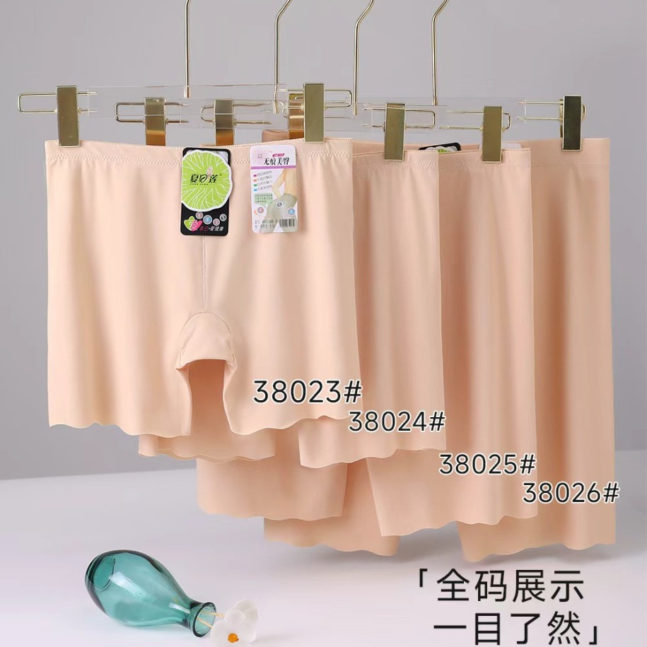 [Summer lotus industry] 38023-26 леггинсы больших размеров с высокой талией бесшовные эластичные защитные брюки из ледяного шелка