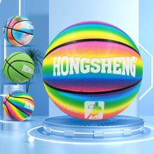 厂家批发 7号成人比赛训练篮球礼物 蓝球软皮手感 街头花式篮球