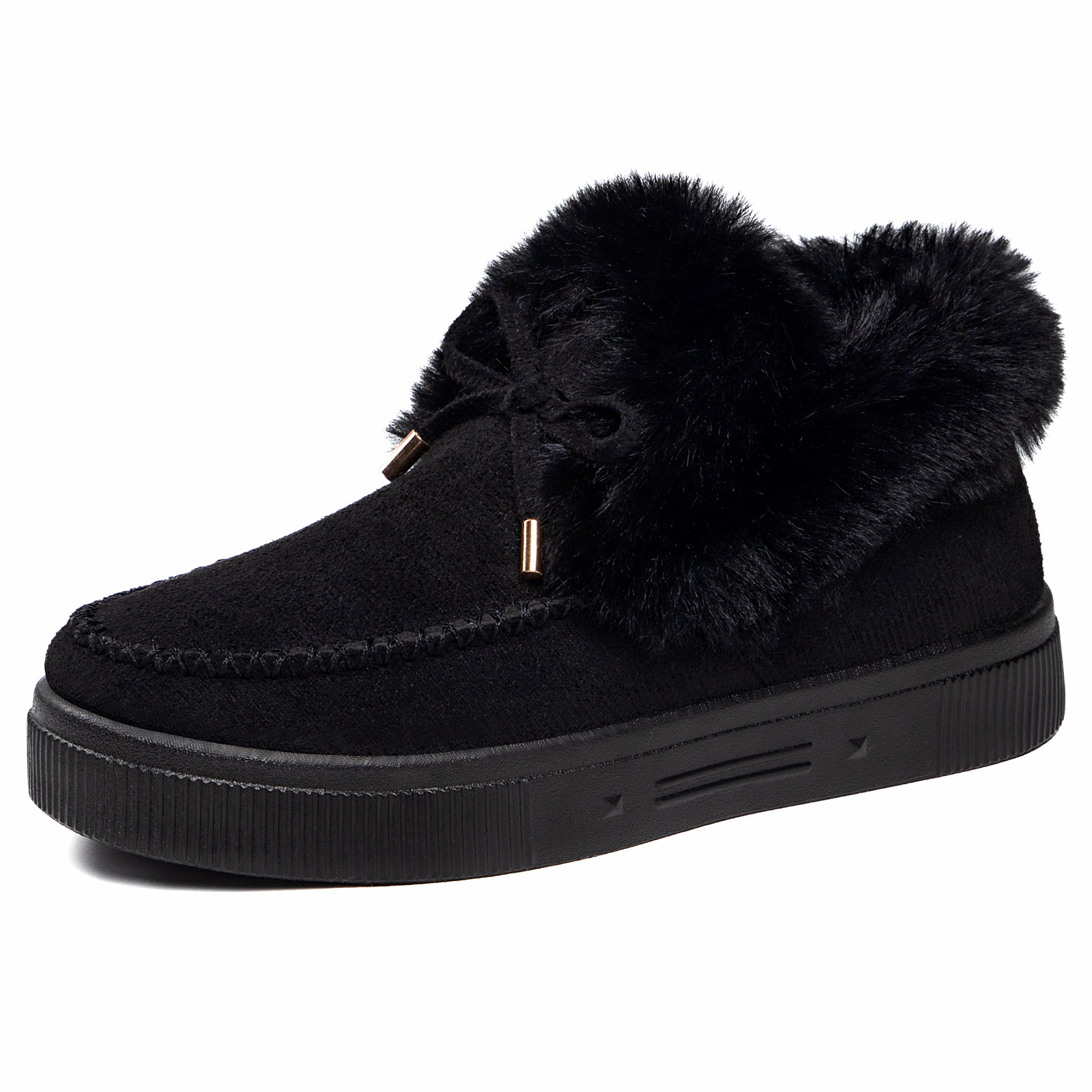 Zapatos de algodón de mujer botas de mujer transfronterizas TEMU botas de gran tamaño para mujeres botas de nieve de vello gruesas botas de algodón caliente a prueba de frío