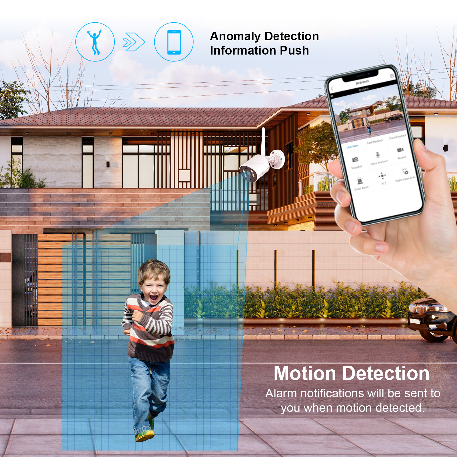 Fuente fábrica graffiti cámara de vigilancia al aire libre comercio exterior explosión transfronteriza a todo color visión nocturna intercomunicador de voz HD pistola