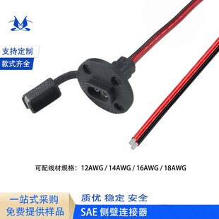 12AWG-SAE�C���b��ʽ�����m�w��30CM   SAE�C�侀  SAE̫��ܾ�