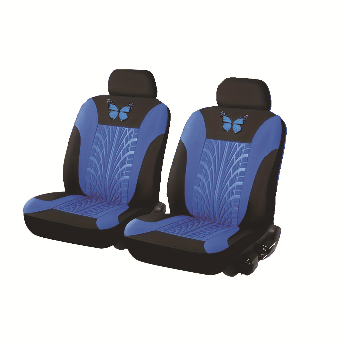 Cojín de asiento transfronterizo exclusivo para automóvil general, artesanía en relieve de mariposa, funda de asiento exquisita, cojín de asiento suave, transpirable y resistente al desgaste