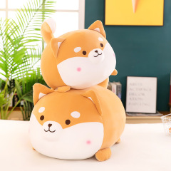 Cross-border new product Shiba Inu plush toy cute Corgi dog children's birthday gift large sleeping cushion