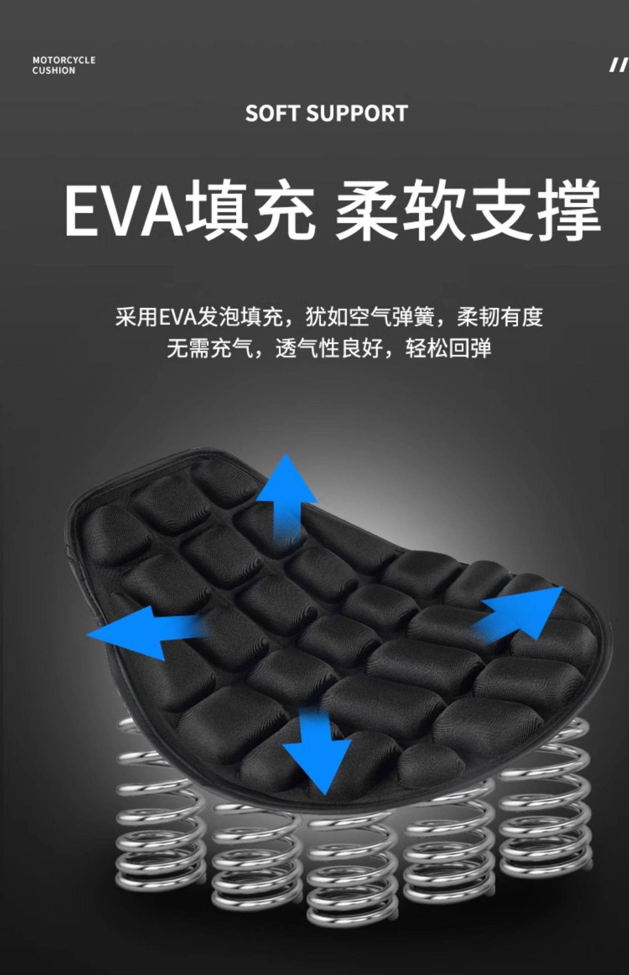Motorcycle Seat Cushion Cover, Motorcycle Cover, Heat Insulation Pad, Scooter Shock-Absorbing Heat Insulation Pad, Waterproof, Sun-Proof, Thickened Seat Cushion Cover