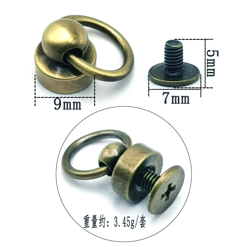 卸売 diy 荷物銅ベルトリングモンクヘッド携帯電話ケース革製品革バックルベルトリングプルリングバックルおしゃぶりネイル|undefined