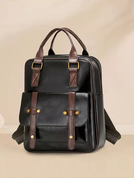 Foreign Trade Backpack for Women 2026 New Fashion Soft Leather Large Capacity Travel Backpack Handbag Shoulder Bag Trendy Backpack