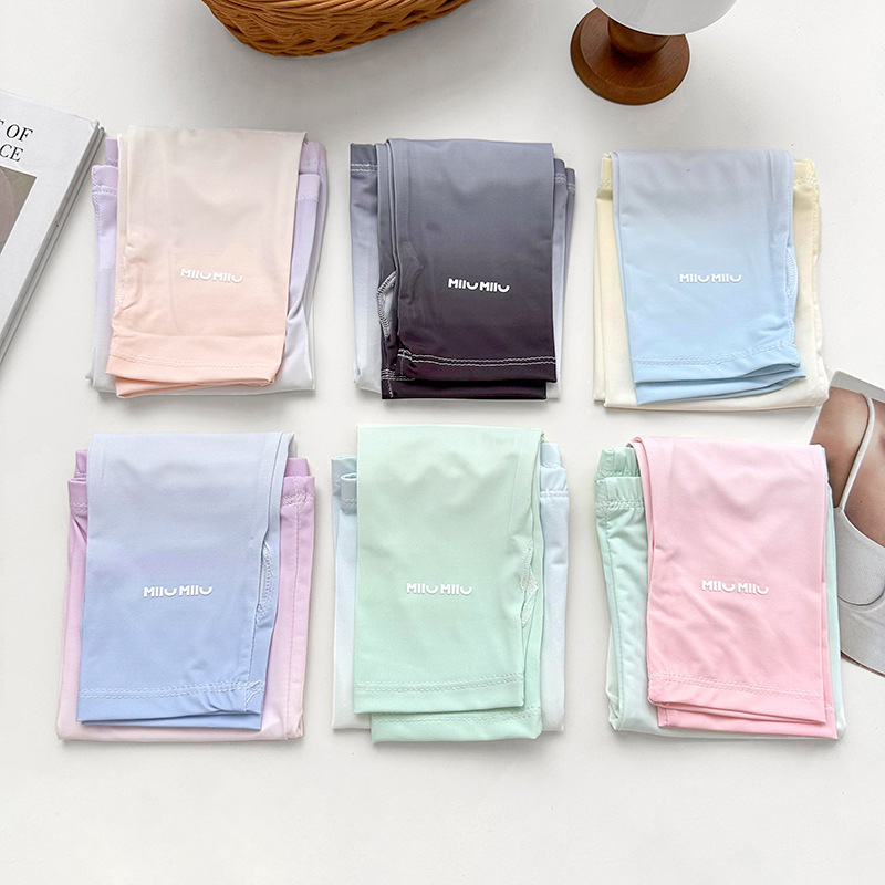 Mangas de gradiente de protección solar para conducir en verano, mangas de protección delgadas anti-UV para brazos, mangas de hielo anti-UV para deportes al aire libre