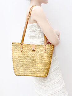 Beach straw retro shoulder bag