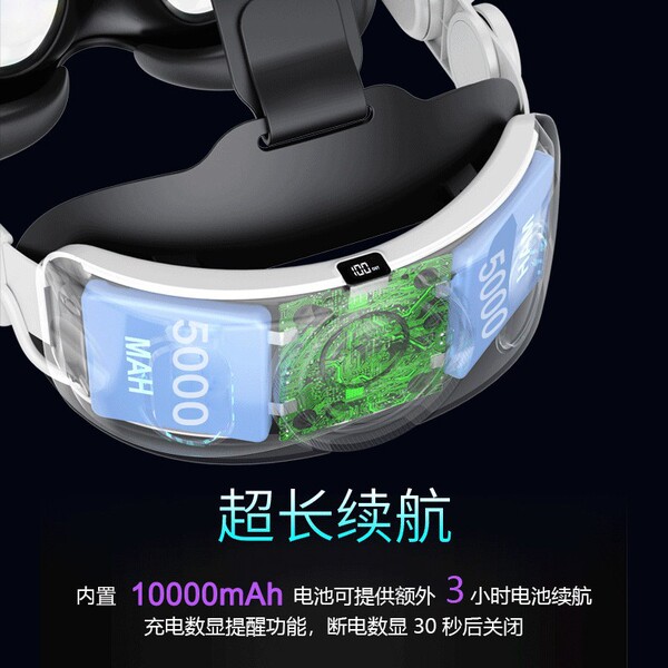 Adjustable changeable headband charging *S
