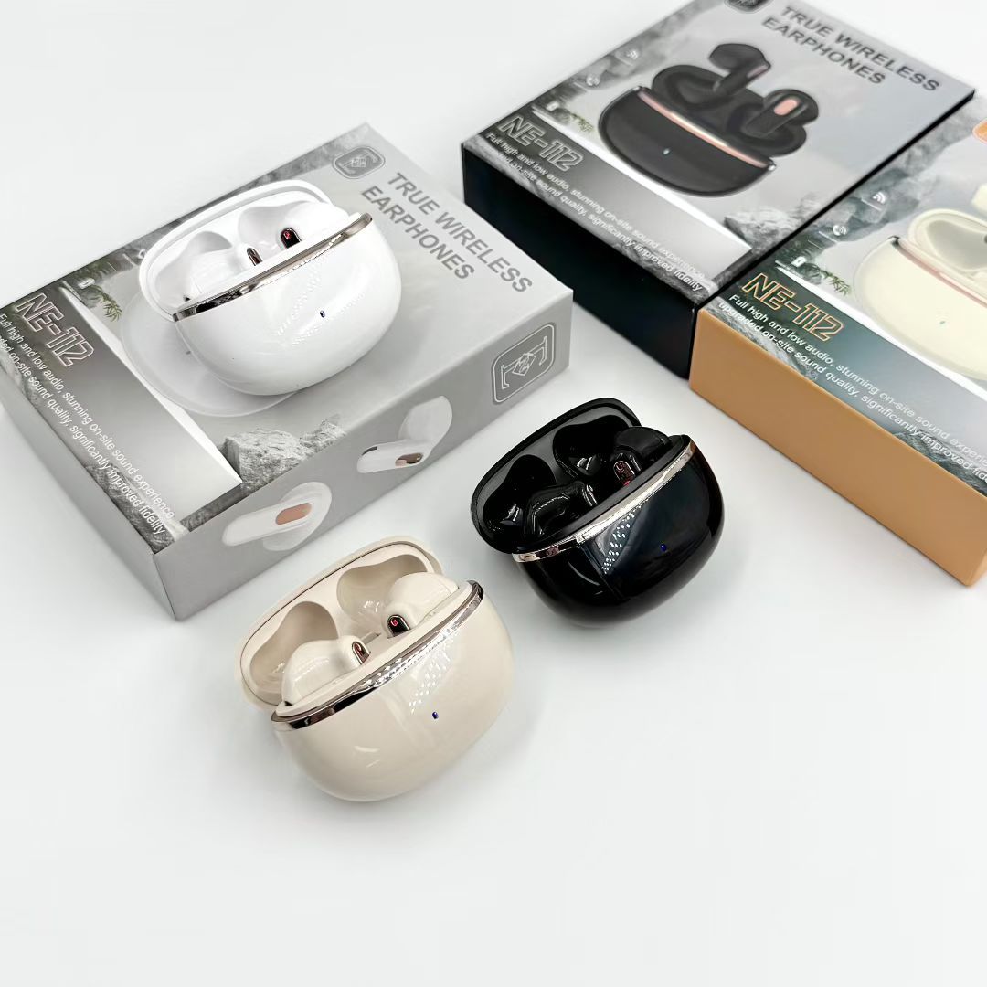 Nuevo NE112 auriculares Bluetooth inalámbricos de alta calidad de sonido de doble oído inalámbrico tipo TWS auriculares deportivos estéreo