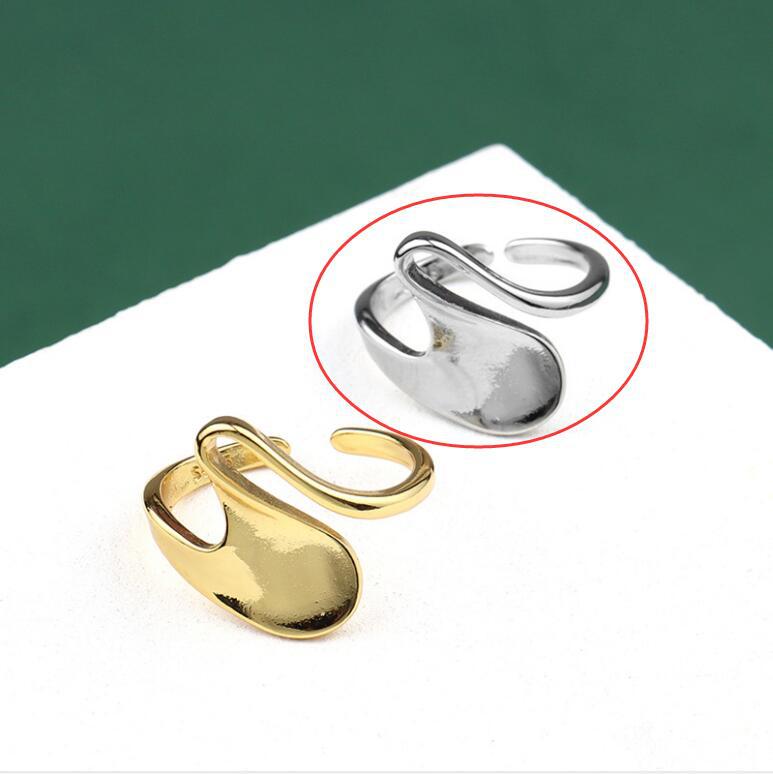 Japanese And Korean New Classic Geometric Ring Popular Creative Irregular Winding Girl Ring Ins Online Influencer Jewelry display picture 9