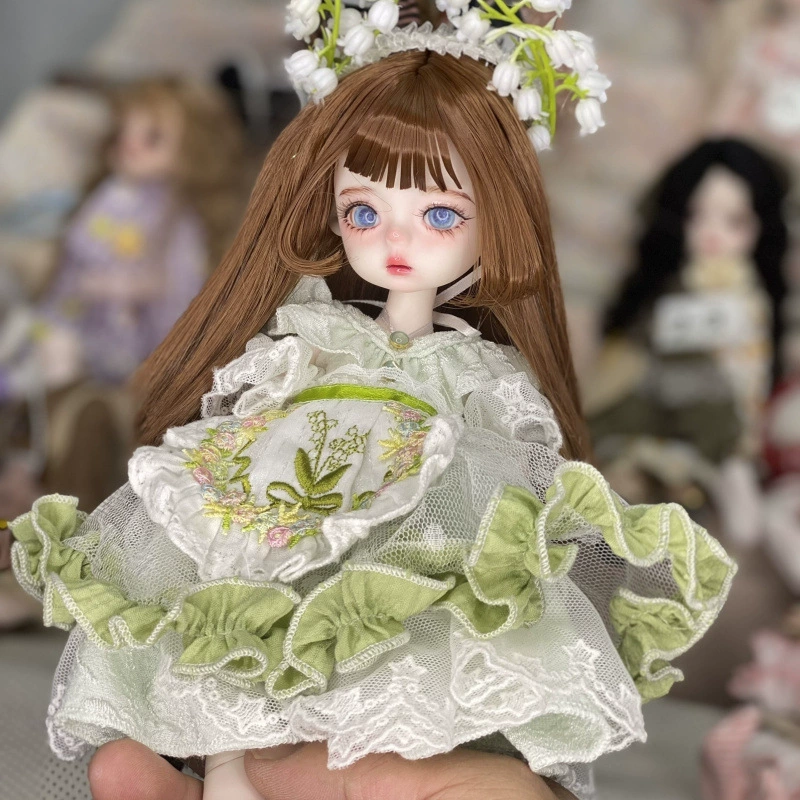 6 точек Домашний BJD30 см сустав mjd кукла Макияж кукла 3D реальный глаз девочка игрушка наряд кукла