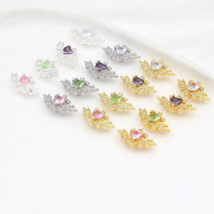 18k����ɫ΢��ʯ������ʹ���������ִ����diy���D176