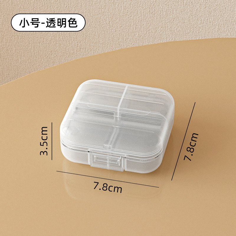 Caja de medicamentos portátiles de viaje, caja de píldoras portátiles de siete días a la semana, caja de medicamentos sellada, caja de medicamentos image 9