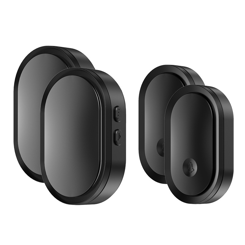 卡佳斯A99黑色无线门铃 远距离遥控音乐门铃老人呼叫器 智能门铃