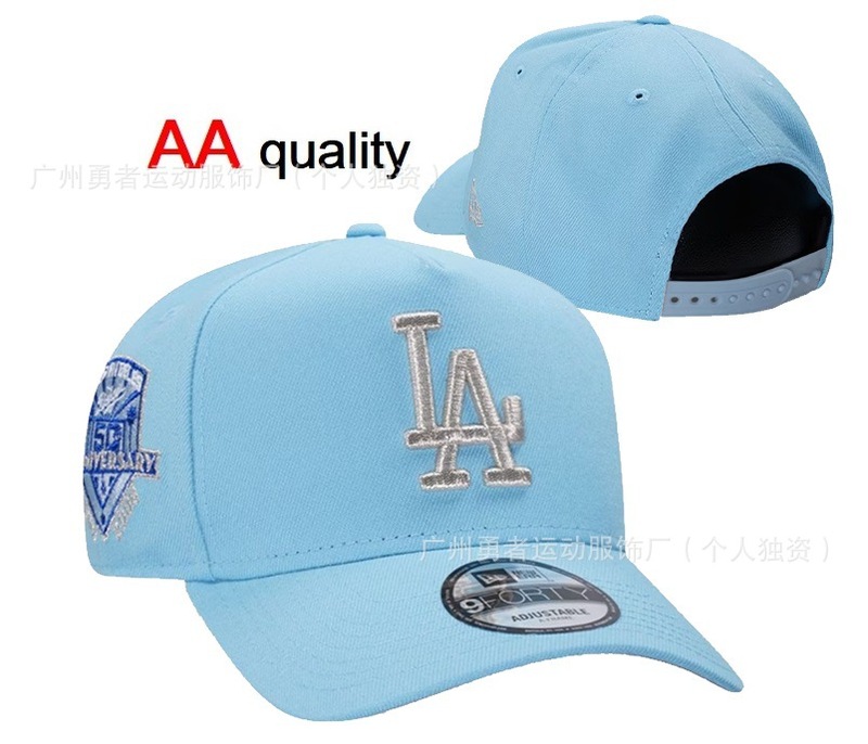 高品质新款道奇LA洋基NY棒球帽防晒鸭舌帽刺绣MLB可调节帽子批发|undefined