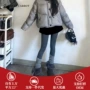 显瘦波点秋冬高腰半身裙