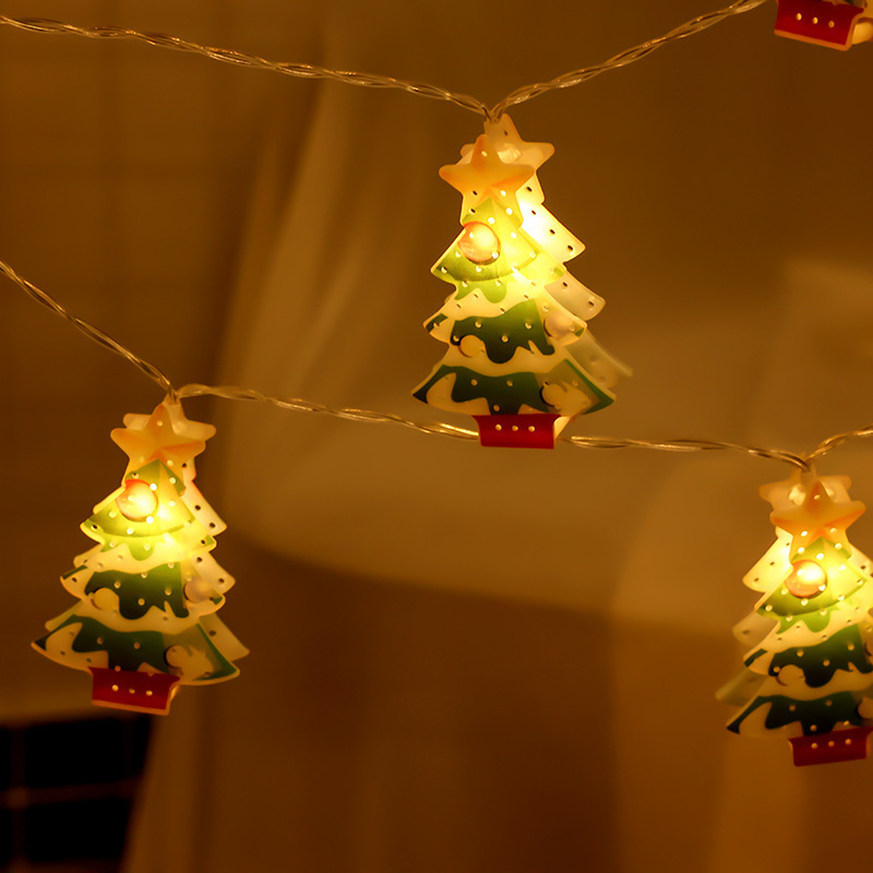 クロスボーダーledクリスマス祭り装飾ライトストリング雪だるま老人クリスマスツリー松葉杖灯台部屋レイアウトカラーライトフラッシュ|undefined