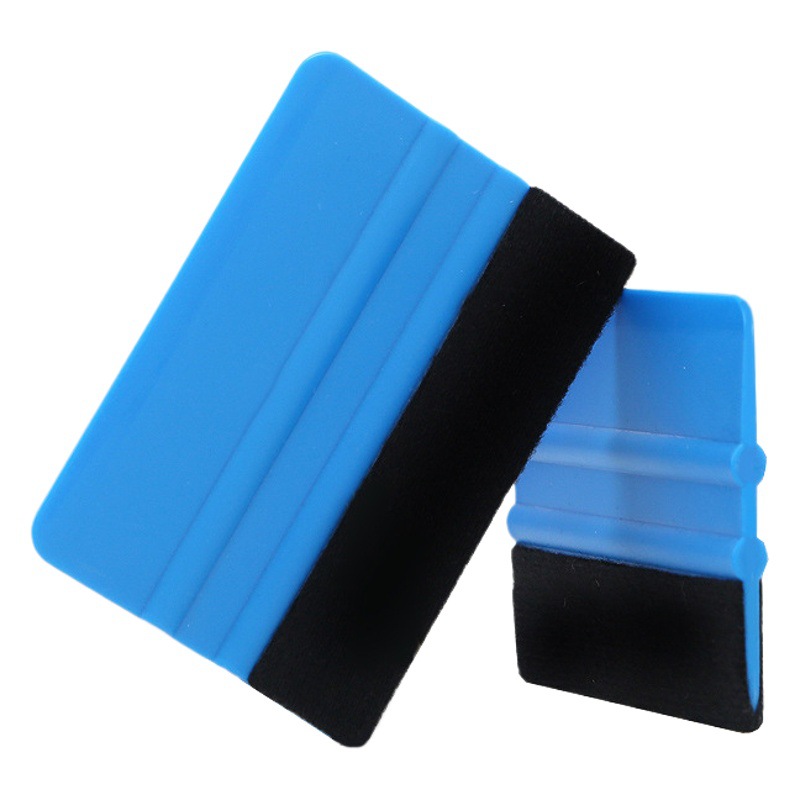 Alargado gran raspador cuadrado coche que cambia de color película herramienta luz ajuste película construcción raspador wallpaper Decal raspador