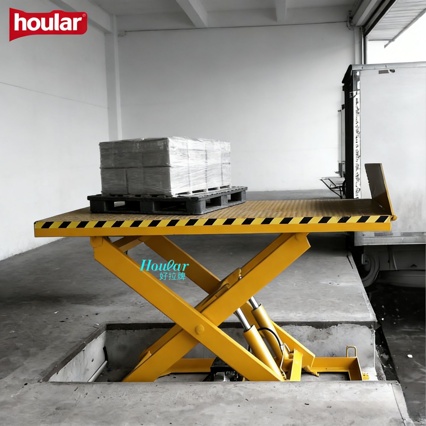 电动卸货平台2.5x2米固定式电动升降平台液压升降机举升登高平台