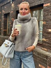 X 25503 High Neck Sleeves Vest ���쿲�� ����ѷ�羳ŷ����