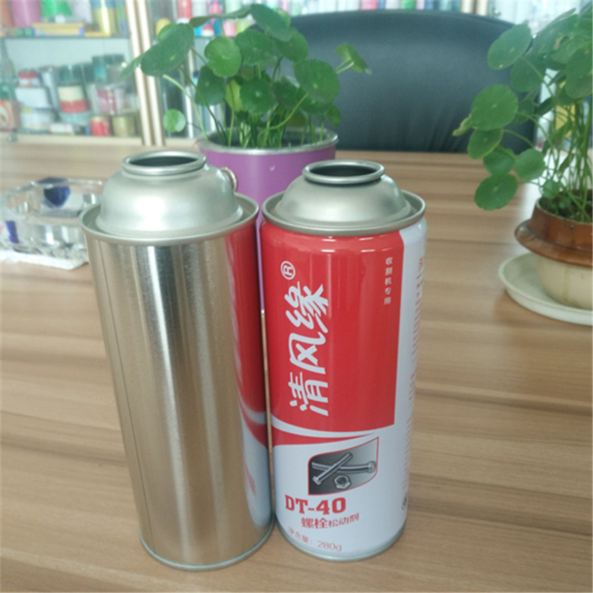 厂家制造自喷漆铁罐 雾化硅油防锈剂清洗剂喷雾剂铁罐 450毫升罐