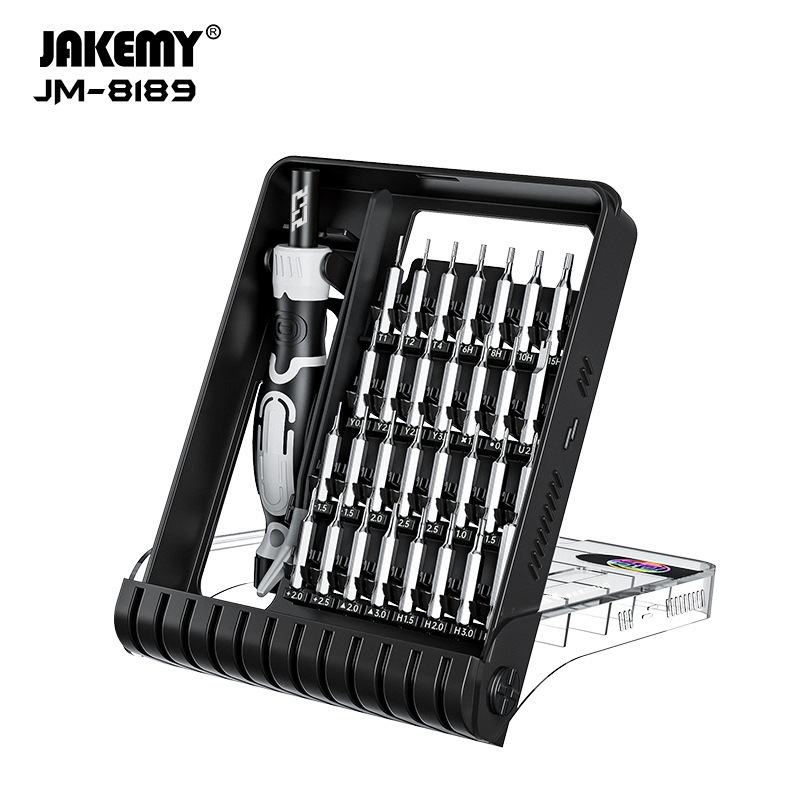 32-in-1 Multifunctional Cross Screwdriver Tool Set Wholesale Computer and Mobile Phone Repair Tools Jm-8189