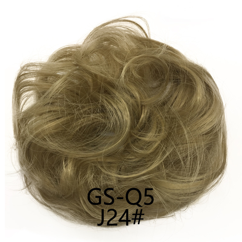 Europa y los Estados Unidos pelucas anillo de pelo de bolas cabeza cuerda elástica peludo natural peludo peludo transfronterizo