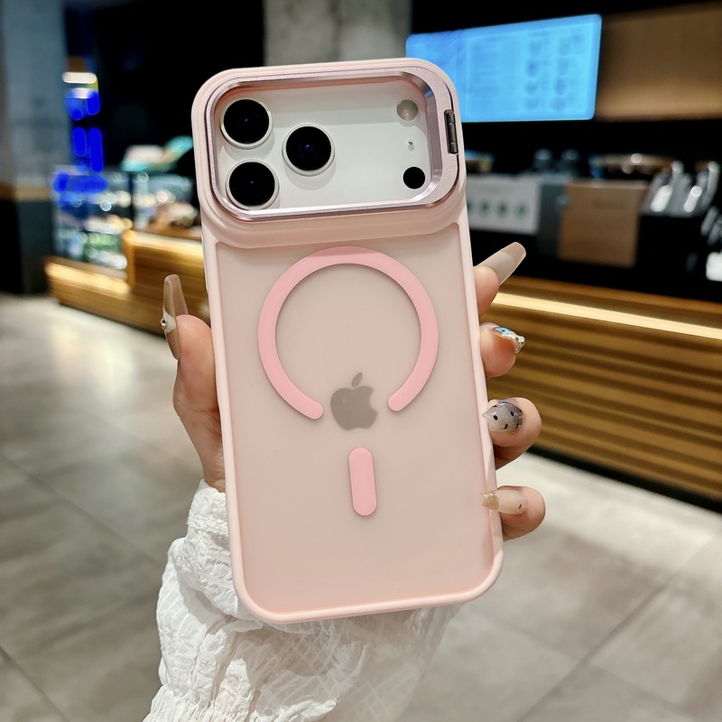 iPhone17promax镜头支架手机壳苹果16磁吸15肤感磨砂14防摔保护套|undefined