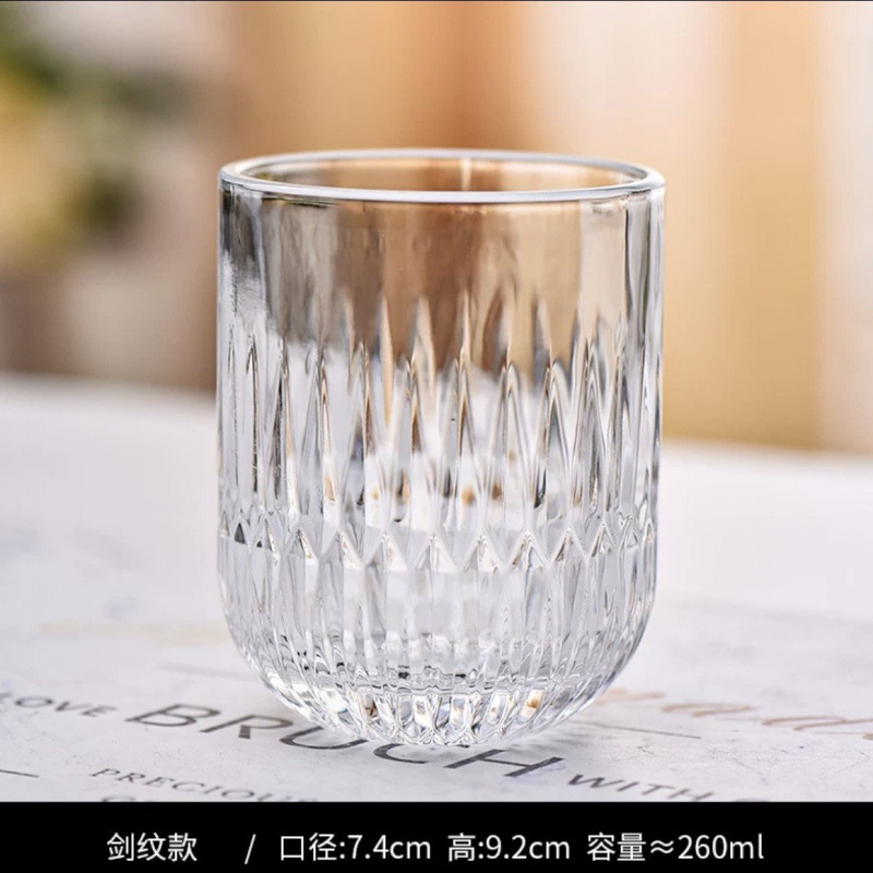 Gran por mayor cristal de diamante europeo tazas de vino tazas de champán tazas de helado tazas de hotel elegante utensilios domésticos tazas de agua