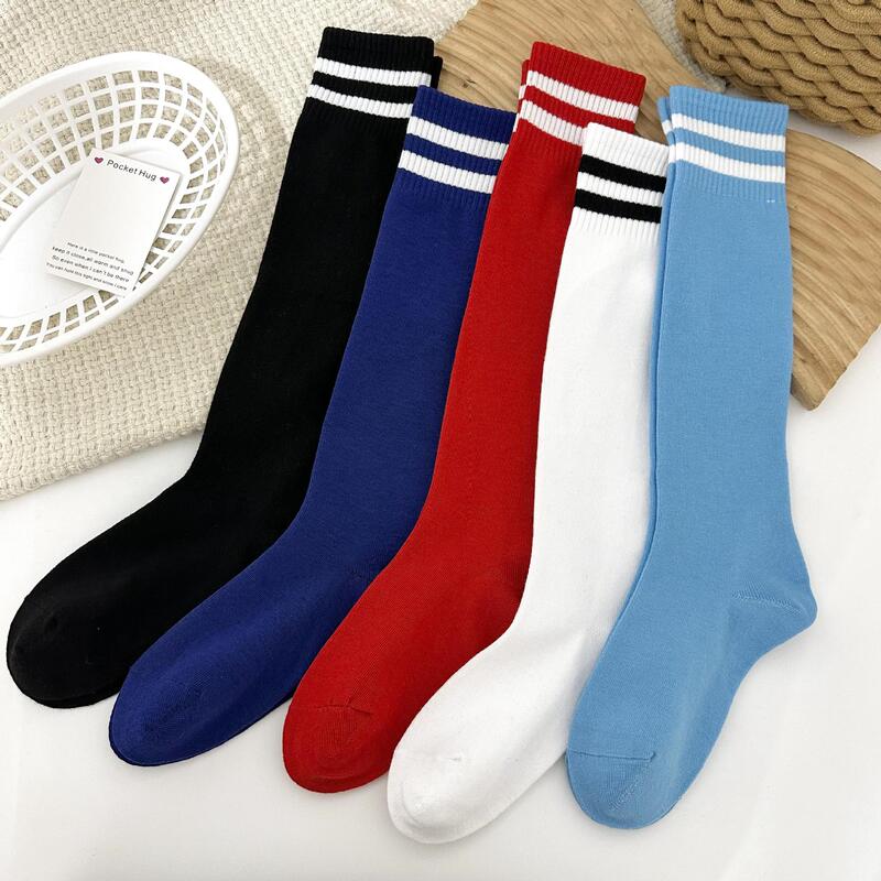 New Summer Youth Football Sports Socks Sweat-Absorbent Breathable Striped Stockings Football Socks Factory Direct Supply Wholesale