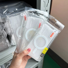 サムスンs 25edge透明アクリルマグネット携帯ケースを適用します。