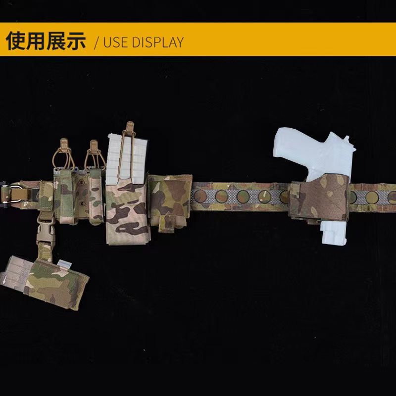 Cross-Border Outdoor Tactical Holster with Three Color Options for Military Enthusiasts, Multi-Functional Polyester Tactical Gun Holster, Wear-Resistant Pistol Holster, Tactical Bag