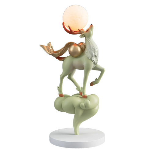 New Chinese style gourd deer ornaments living room entrance home decorations bedroom bedside night light New Year housewarming gift