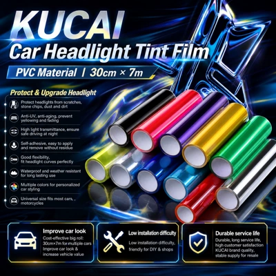 Car Headlight Film, Car Light Auto Color Change Film