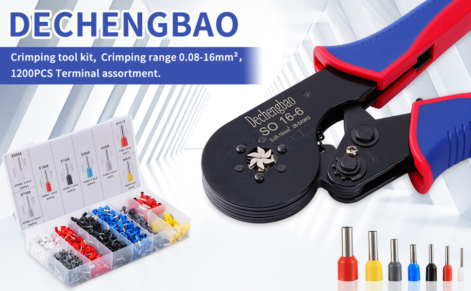 Aderendhülsen-Crimpzange Hand-Crimpzange Kontaktverbinder Aderendhülsen-Crimper Draht-Crimps 